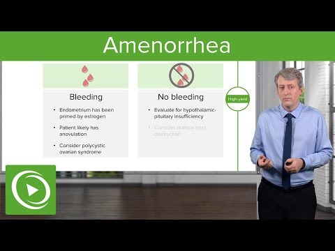 Primary & Secondary Amenorrhea – Pediatrics | Lecturio