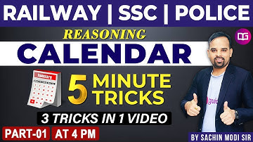 Calendar | Calendar Problem Tricks | Calendar Reasoning/Concept/Problems/Questions/Solutions Part I|
