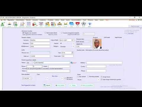 JBS | Register New Student | School Management Software