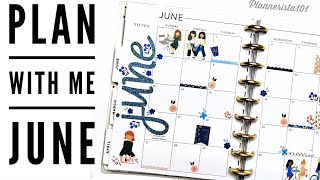 Plan With Me | June Monthly | Catchall | Happy Planner |