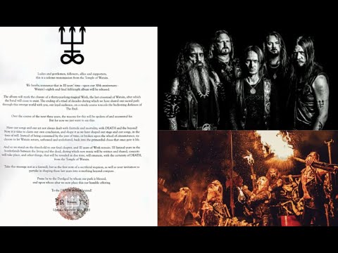 WATAIN are done, they will call it quits after new and 8th album - statement released