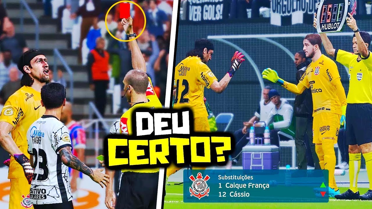 O QUE ACONTECE SE VC SUBSTITUIR UM JOGADOR e ELE FOR EXPULSO MOMENTOS ANTES de SAIR no PES 2021 O QUE ACONTECE SE VC SUBSTITUIR UM JOGADOR e ELE FOR EXPULSO MOMENTOS ANTES de SAIR no PES 2021