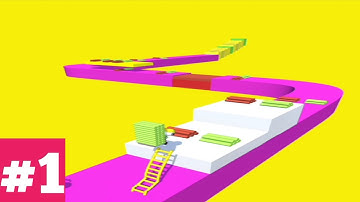 Ladder Race Gameplay Walkthrough  Level 1 - 15 Update (Android,iOS) Part 1