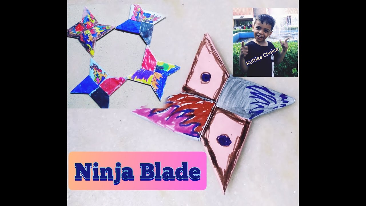 Ninja Blade Ninja Star ⭐ HOW TO MAKE PAPER NINJA BLADE YouTube
