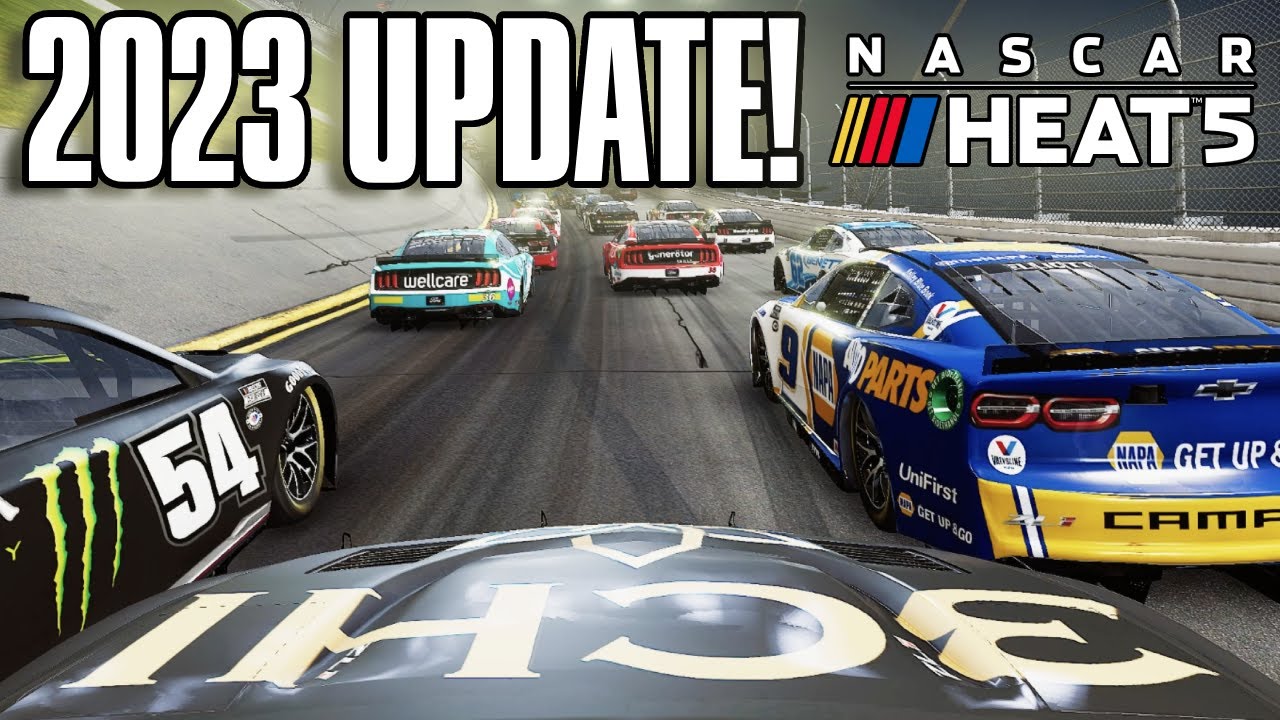 2023 UPDATE FOR NASCAR HEAT 5 GAMEPLAY