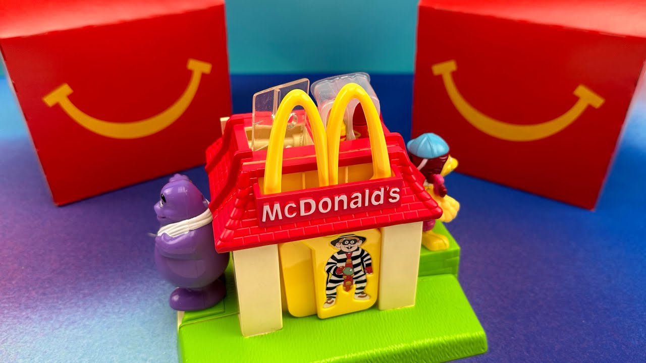 MCDONALDS MCKIT HAPPY MEAL 1998 FULL COLLECTION OF ART STUFF - YouTube