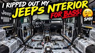 Bass Made Me Do This!  (Backseats Removal)
