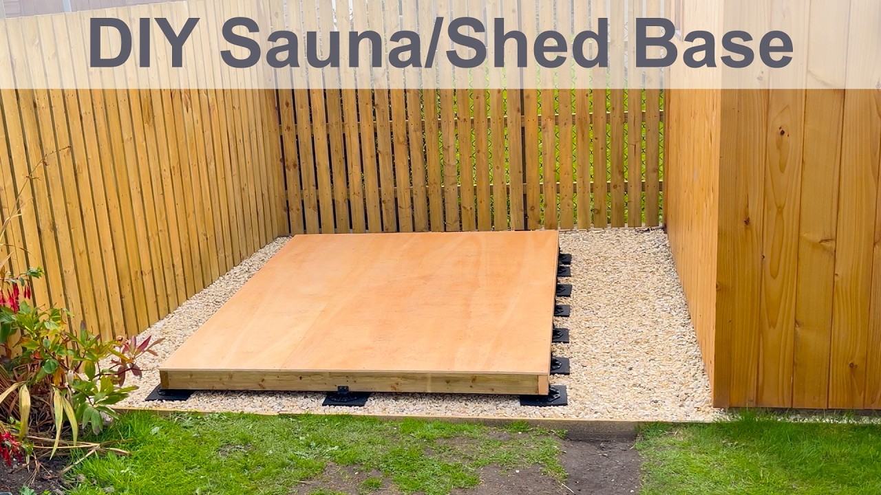 Изготовление прочного пола для дровяной сауны (сделай сам, шаг за шагом)