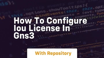 How to configure iou license in gns3