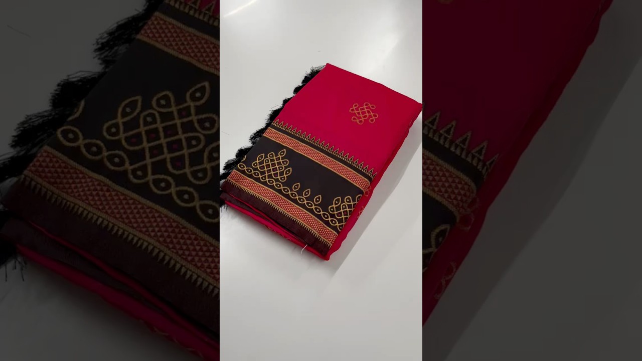 Soft Silk Rangoli Zari Saree – Traditional Edition