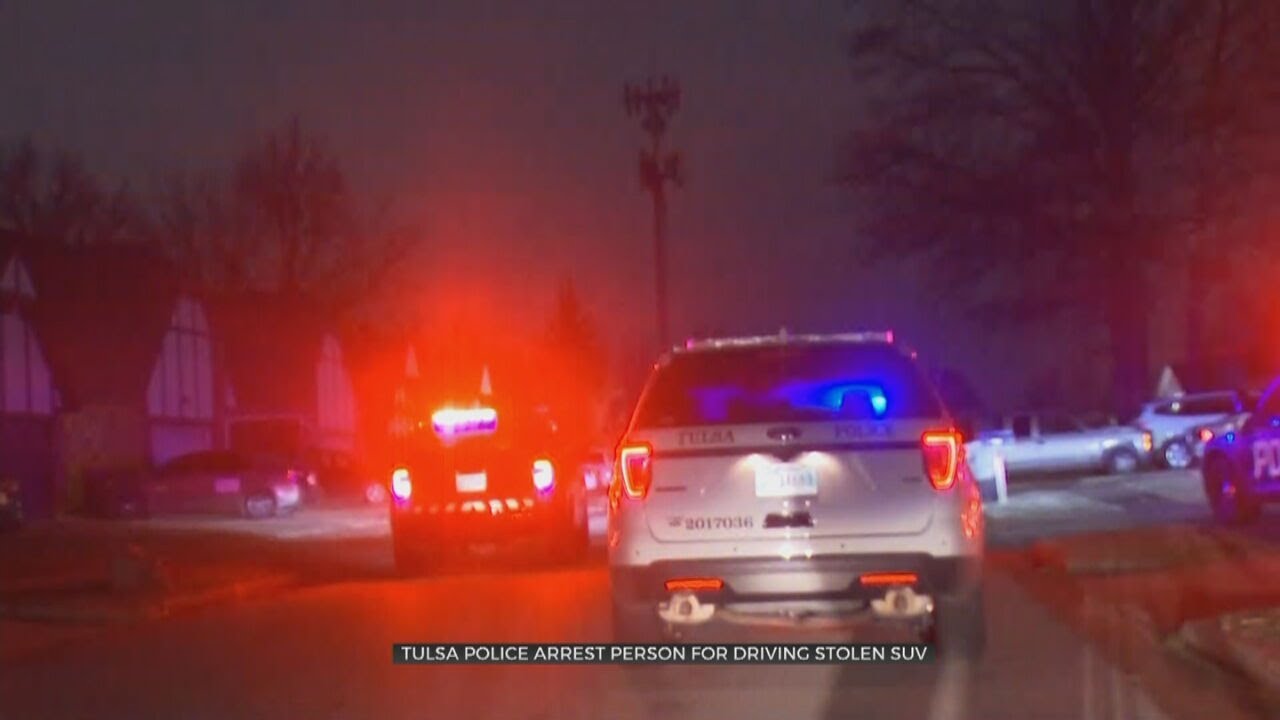 Man Accused Of Driving Stolen SUV Arrested By Tulsa Police - YouTube