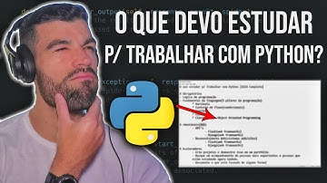 O que Estudar p/ Trabalhar com Python [GUIA Completo]