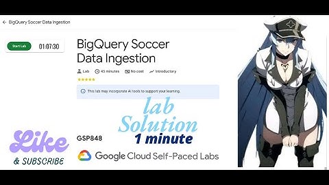 BigQuery Soccer Data Ingestion || Lab Solution || GSP848 || Qwiklabs Arcade 2025.