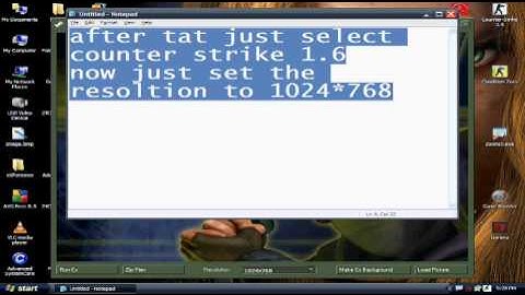 How to change cs 1.6  background.wmv