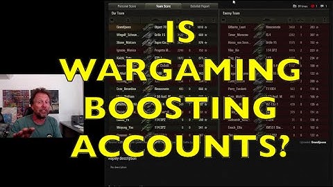 Is WarGaming Boosting Accounts?  Check This Match Making