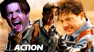 Brendan Fraser Kicking Ass | The Mummy Franchise | All Action