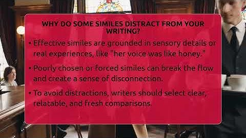 Why Do Some Similes Distract From Your Writing? - The Prose Path