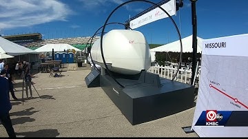 Hyperloop test pod on display at American Royal BBQ