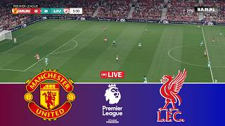 🔴LIVE : Manchester United vs Liverpool - Premier League 2026 - Video Game Simulation screenshot 1