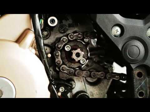 How to install motorcycle chain lock 