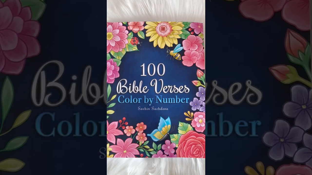 100 библейских стихов | Раскраска по номерам | Сачин Сачдева