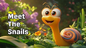 Meet the Snails! Fun animal adventure and learning for kids