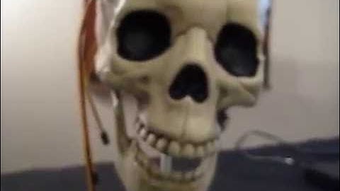 JawDuino Arduino Talking Skull