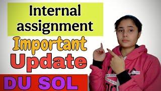 Internal assignment Big Change 2025 | DU SOL Internal Assessment 2025
