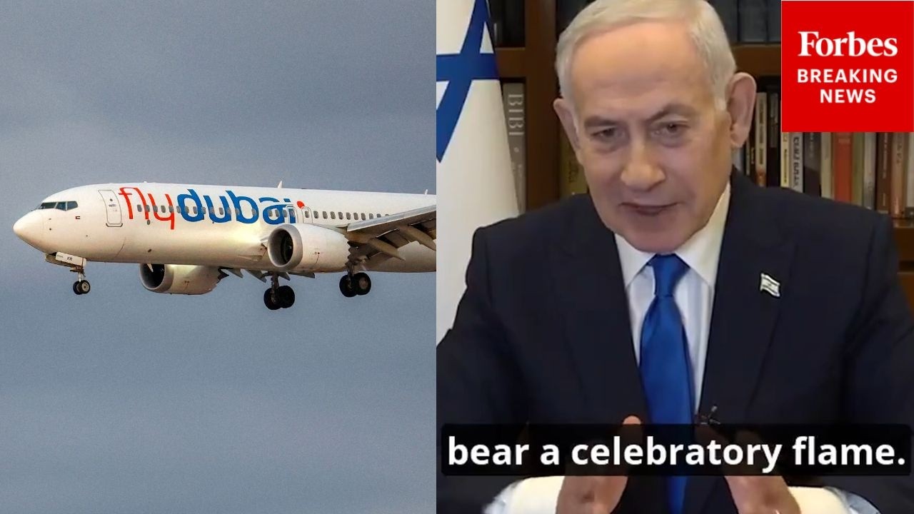 Israeli Prime Minister Benjamin Netanyahu Speaks with FlyDubai Pilot Who Stopped Hijacking