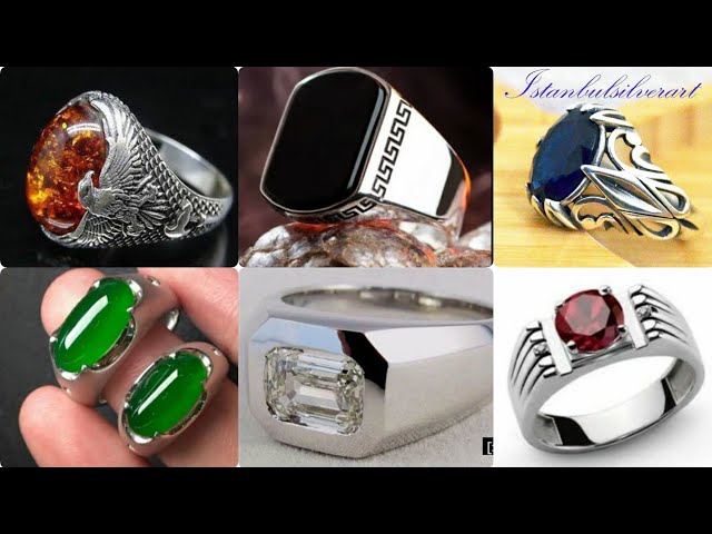 0.22 ct Diamond Silver Men Ring - 3001105072 / ZEN Diamond - US