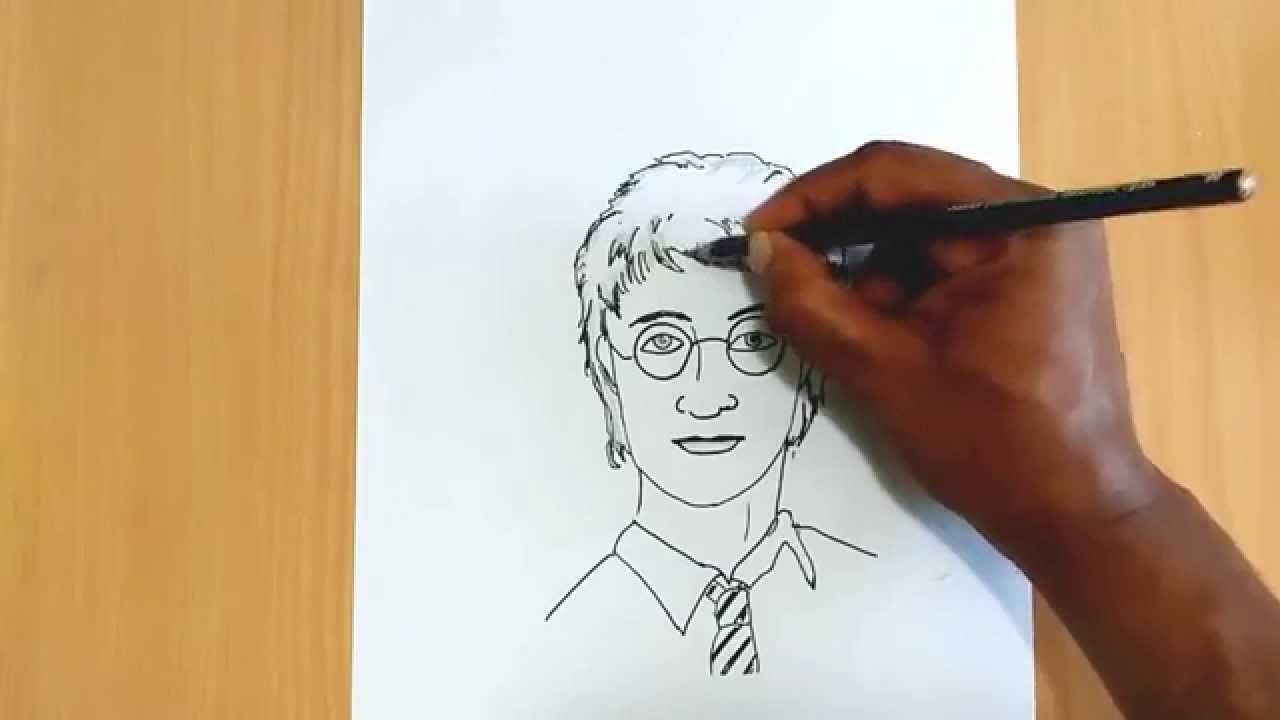 How to Draw Harry Potter - YouTube