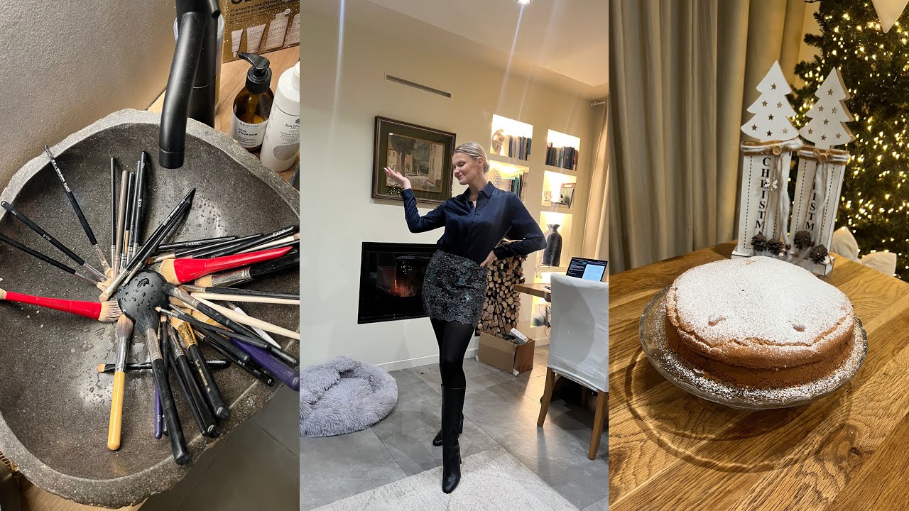 Vlogmas szybki obiad/ pyszne ciasto/ wreszcie pokazał się mój maz