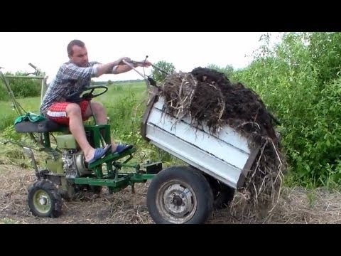 Перевозка компоста на огород