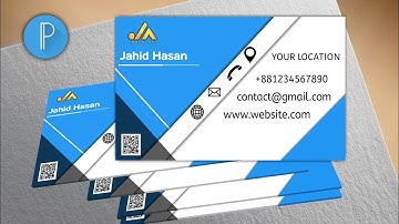 visiting card design in pixellab app | pixellab app tutorial, How to make A visiting card in Android