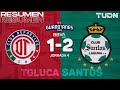 Resumen y goles | Toluca 1-2 Santos | Guard1anes 2020 Liga BBVA MX - J11 | TUDN