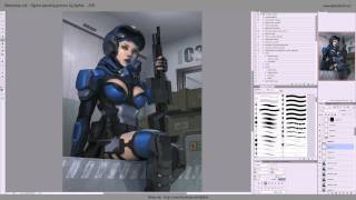 Digital painting process in photoshop by DjahaL - PART3 on 3