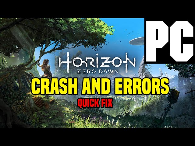 This Horizon Zero Dawn mod attempts to fix the crashes caused by