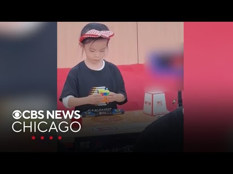Girl, 6, breaks women’s Rubik’s Cube record twice
