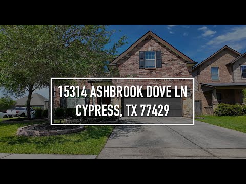 15314 Ashbrook Dove Ln, Cypress, TX home video tour