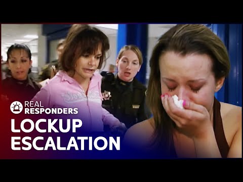 Jail Showdown: Lock Up Time For Aggressive Suspects And Weeping Drunks | Jail | Real Responders