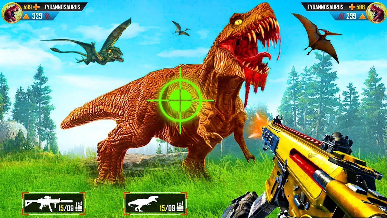 Dino Hunter Games - Jungle Dinosaur Hunting - Android Gameplay #2 - YouTube