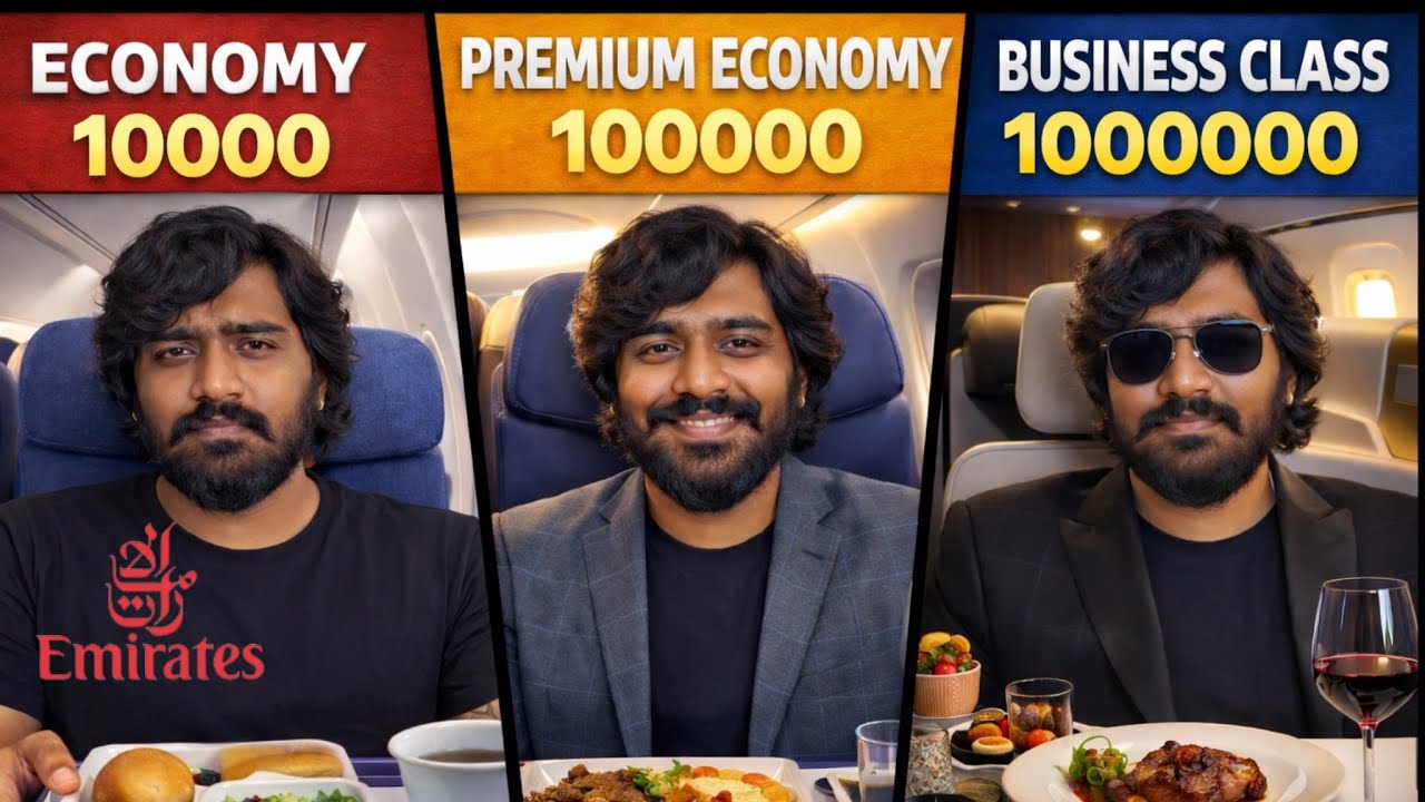 I Tried ALL Emirates Classes on One Trip… Was Business Class Worth It? | Vlog 011