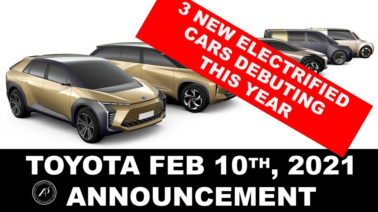 Toyota's Big Announcement today at NADA - 3 All New Electrified Vehicles will Debut This Year