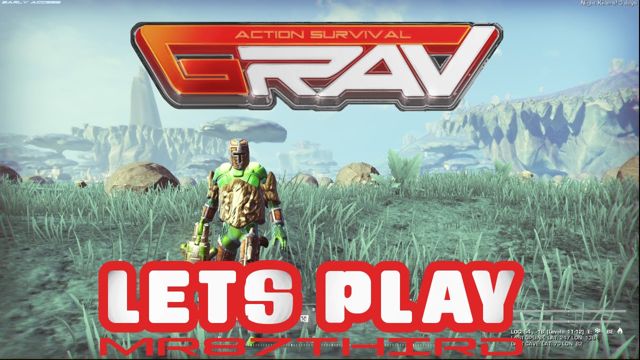 Lets Play GRAV action survival (pc)