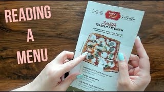 ASMR | Reading A Menu (Soft Spoken) screenshot 4
