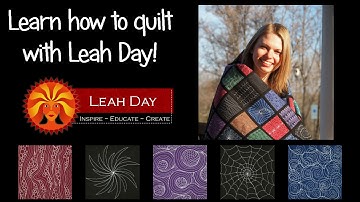 Learn How to Quilt with Leah Day!