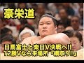 豪栄道・・日馬富士と・・楽日V決戦へ!!12勝Vなら来場所『綱取り!!』
