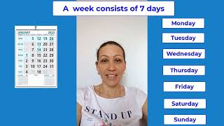 TIME YEAR MONTH WEEK DAYS MINUTE SECOND IN ENGLISH