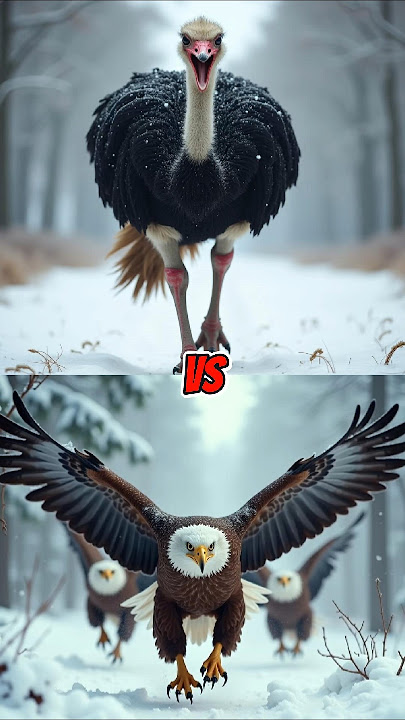 Vultures vs ostriches vs (eagle, cassowaries, owl, wild turkey, vulture, flamingo) #animals #birds