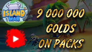 Island War /  9 000 000 golds on PACKS